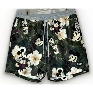 Neff x Disney Collection Hawaiian Mickey Mouse Swim Trunk Shorts Medium beach